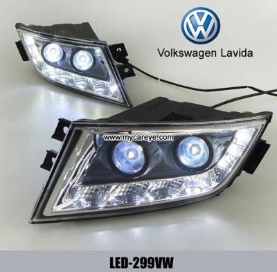 Chine Modification de jour de foglight de voiture de lumières d'entraînement de la lumière du jour DRL LED de VW Lavida à vendre