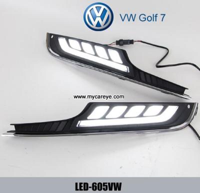 China Luz del día diurna del coche de las luces de conducción de la luz de Volkswagen VW Golf 7 DRL LED en venta