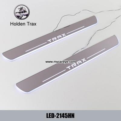 China La placa accesoria del travesaño de la puerta de la placa del desgaste del acero inoxidable del coche de Holden Trax enciende el LED en venta