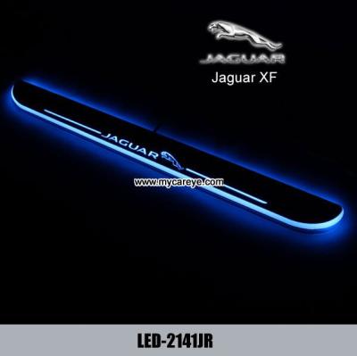 China Jaguar XF LED lights side step car door sill led light pedal scuff for sale