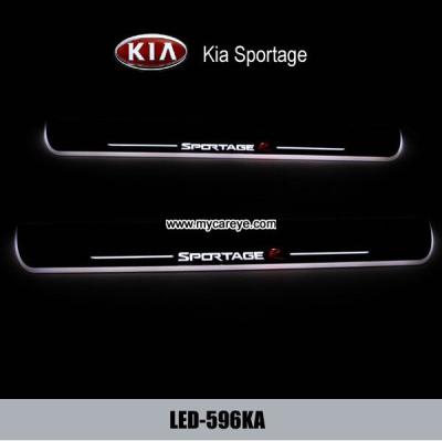 China Autotürwillkommen LED Kias Sportage beleuchtet kundenspezifisches helles Schwellenselbstpedal zu verkaufen