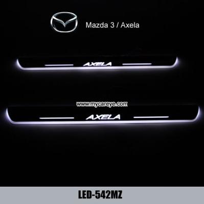 China Pedal ligero auto del travesaño de coche de Mazda 3 Axela de la puerta de las luces LED de encargo de la recepción en venta