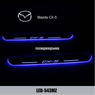 China Luces LED móviles de la placa del desgaste de la puerta del travesaño del paso lateral del coche de Mazda CX-5 para la venta en venta