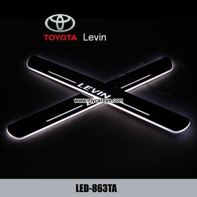 China Toyota Levin LED beleuchtet Seitenschritt-Autotürschwelle geführten hellen Selbstpedalverschleiß zu verkaufen