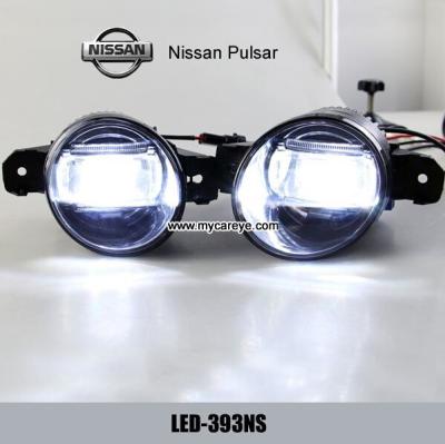 China Nissan Pulsar front fog lights led car light replacements DRL daylight for sale