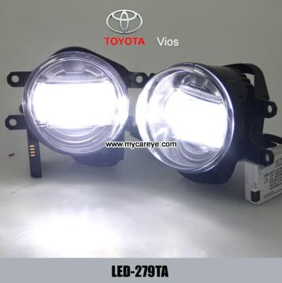 China TOYOTA Vios car front fog light LED daytime running lights DRL upgrade for sale