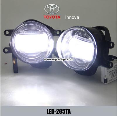 China TOYOTA Innova car front fog LED lights DRL daytime running light for sale for sale