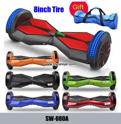 China 8inch Smart Balance Rueda altavoz LED Música Bluetooth 2 Rueda Permanente Scooter eléctrico en venta