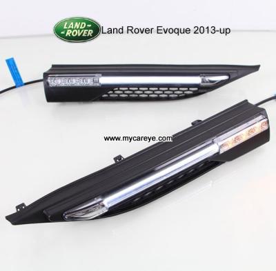 China Land Rover Range Rover Evoque Car Fender LED Light Guide Side Lights DRL Side Turn Signal for sale