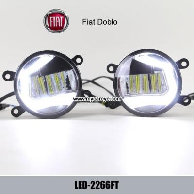 China Fiat Doblo car front fog light DRL LED daytime driving lights upgrade for sale