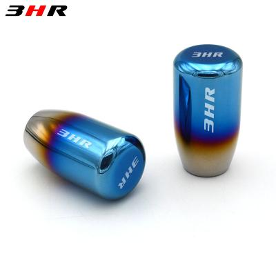 China Long Logo 3HR Long Style Universal Car Clutch Knob JDM Titanium CNC Manual Or Auto Gear Shift Knob for sale