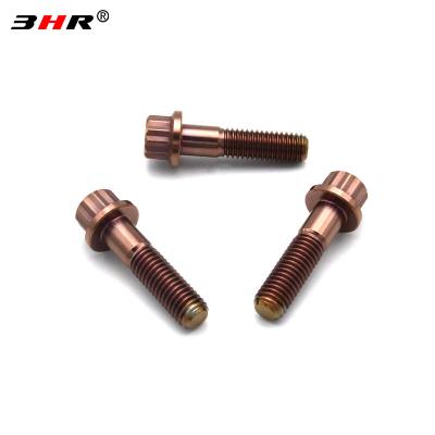 China OEM Gr.5 ODM Gr.5 Titanium Custom Titanium Alloy Ti-6Al-4V 12 Point Flange Bolt for sale