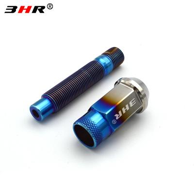 China High Performance 10.9 Grade Gr.5 Titanium Alloy Ti-6Al-4V Auto Wheel Stud Conversion Wheel Bolts To Support Nuts M14x1.5x78mm for sale