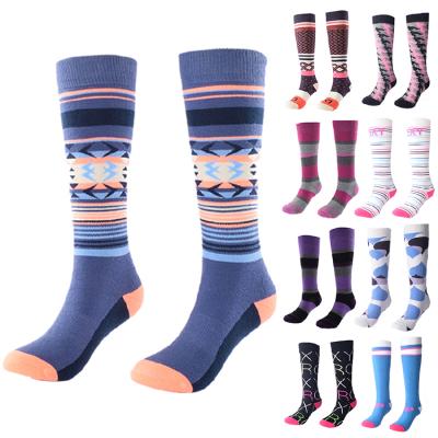 China Custom Fashion Antibacterial Sports Knee Merino Wool Ski Socks For Men Nordic Socks for sale