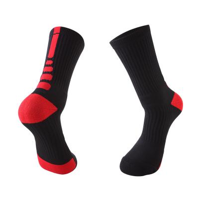 China Antibacterial Professional Elite Sports Thick Terry Cushion Basketball Tube Socks for sale