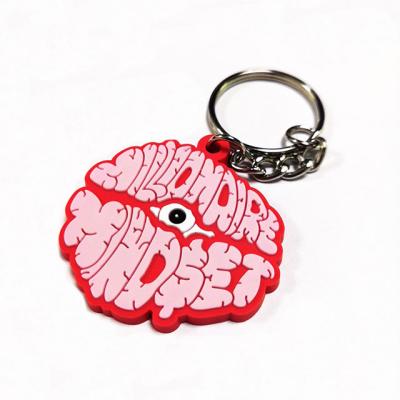 China Factory Direct Production Eco-Friendly Key Chains Decoration Rubber Gift Customized High Quality PVC Soft Rubber Keychain Toys for sale