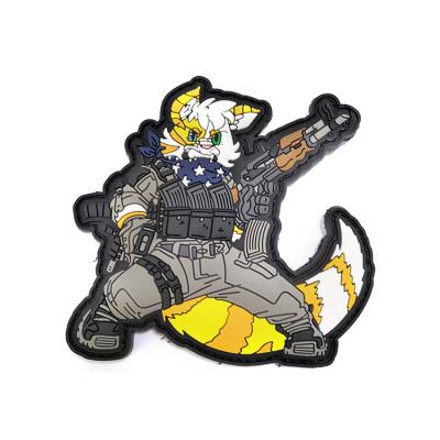 China High Quality 3D PVC Badge 3D Animal Rubber Patch For US Army Soldier Clothing for sale