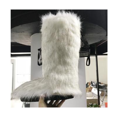 China Fashion trend design women's special shoes keep warm fur custom outdoor women's boots winter snow boots for sale