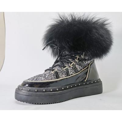 China Winter Fashion Trend Sale Winter Warm Outdoor Warm Boots Shoes Non-slip Fur Women Snow Boots for sale