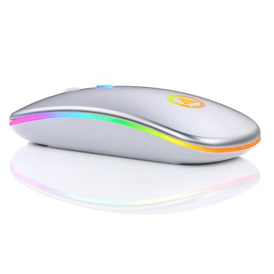 China Mini Hot Sale Silver Carving Rechargeable Mouse Wireless Mute for sale