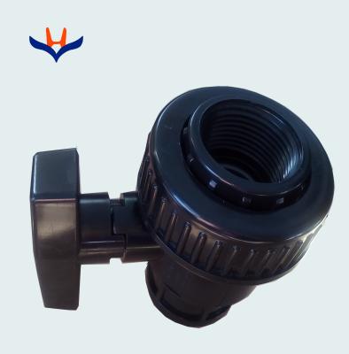 China PVC General Union Irrigation Valve Simple Ball Valve Dimensions for sale