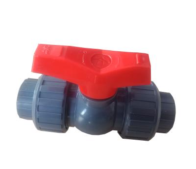 China General Irrigation Valve Union Ball Valve PVC for sale