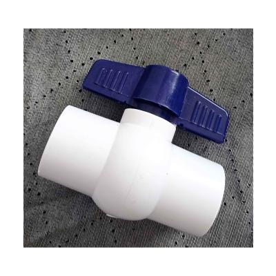 China White Water Valve General Gray Plastic PVC Threaded Ball Valve for sale