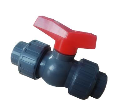 China Genuine Irrigation General Valve PVC Union Ball Vavle Plug Thread for sale