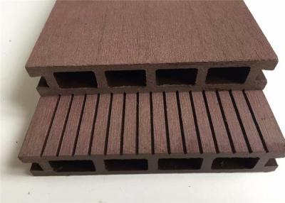 China Wood Fiber Composite Outdoor Deck Flooring , Custom Wood Plastic Composite Decking Tiles for sale