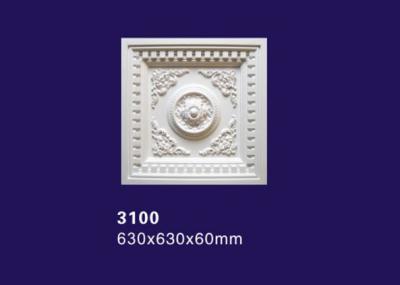 China Square / Rectangular Design 	Polyurethane Ceiling Medallion / Lamp Medallion For Ceilings for sale