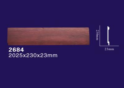 China Light Weight Polyurethane Faux Beams , Wood Color Decorative Fake Ceiling Beams for sale