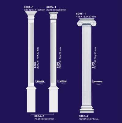 China Lightweight European Polyurethane Columns / Roman Pillars For Wall / Ceiling for sale