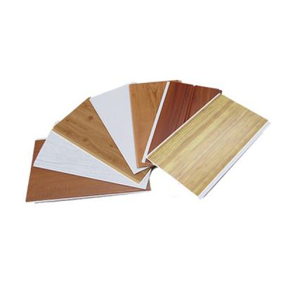 China Wood Grain / Fiber Wood Plastic Composite Decking , Laminated PVC Wall Panels for sale