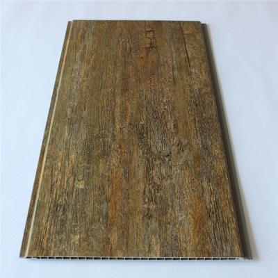 China Wooden Color Wood Plastic Composite Decking Floor For Wall Ceiling for sale