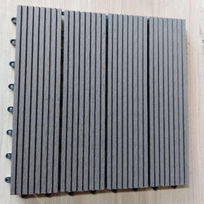 China Anti Ultraviolet Wood Plastic Composite Flooring , Durable Co Extrusion PE Floor For Exterior for sale