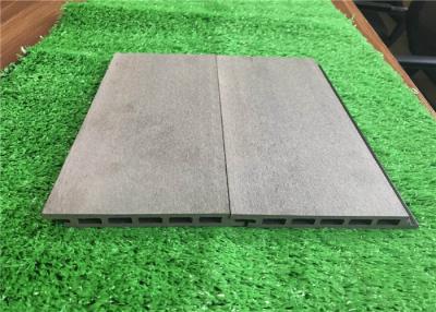 China Green Plastic Composite Timber Cladding Panels / Siding Panel Wood Grain Surface for sale