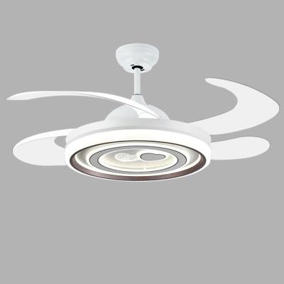 China Modern High Quality Led Ceiling Fan Electric Modern Decorative Chandelier Ceiling Fan Remote Control Light for sale