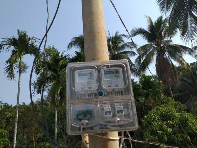 China Display LCD de três fases de tarifa dupla pré-pago pré-pago medidor à venda