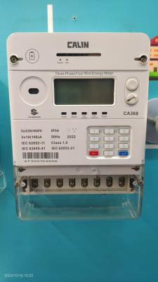 China STS pré-pago medidores de energia de três fases 20 dígitos token baixo crédito aviso de proteção contra adulteração para a África à venda