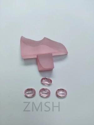 Cina Corallo / Rosa Rosa Zaffiro Crudo / Roughgem Cristallo Laboratorio Prodotto Per Gioielli Accessori in vendita