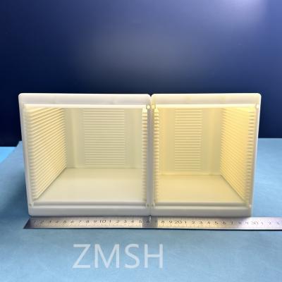 China 100×100 150×150 Waferträger Box Aufbewahrung Box Wafer Versender für Quadrat Typ 25 Schlitze Abs Material zu verkaufen