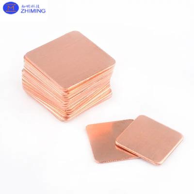 China copper substrate Copper cubic Cu wafer/substrate 100 110 111 orientaiton SSP DSP  purity 99.99% for sale