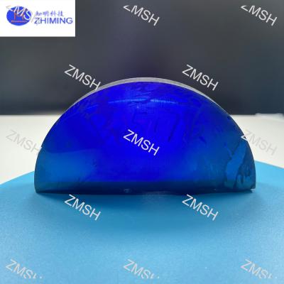 Cina Moissanite Gema grezza royale blu sintetica SiC monocristallo Mohs Durezza 9,25 Materie prime per gioielli in vendita