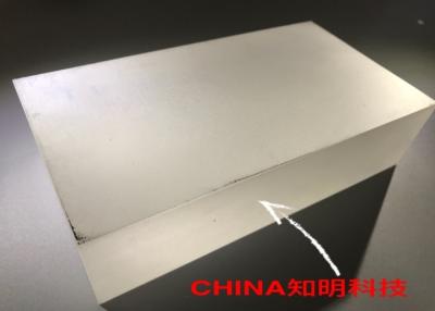 China Saphir-optische Windows der Stärke-51mm raue Würfel-Kristallblöcke für Aspherical Haube zu verkaufen