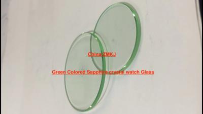 China 30-50mm transparente Saphir-Kristall-Uhrgehäuse-Platte für Armbanduhr-optisches Glas zu verkaufen