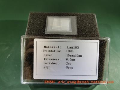 Cina 0.5mm LaAlO3 Crystal Wafers LAO Single Crystal Substrate in vendita