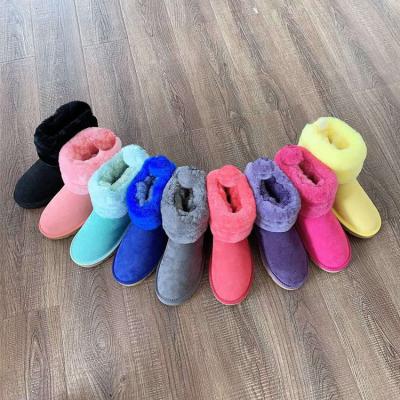 China 2021 fashion trend new products hot sale uggh boots real fur boots wool boots for women for sale