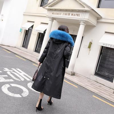 China Factory direct wholesale fur parka anti-shrink winter jacket turkey down parka with fur menfue fur parka women for sale