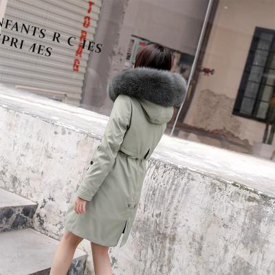 China Real fur parka women parka women gear supply parka coat real women quick hooded waterproof anti-shrink fur for sale