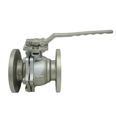 China Stainless Steel General Hydraulic Regulator Long Handle WCB Flanged Ball Valve SS 304 316 Assemble Lap Flanges for sale